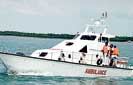 NP Health Ministry inaugurates ambulance boat service