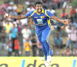 Thisara celebrates