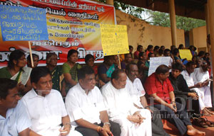 Protest by families of LTTE suspects