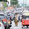Traffic jam in Nugegoda