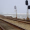 Lightning strike delays trains