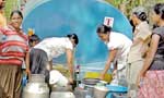 Water supply for dry weather stricken areas