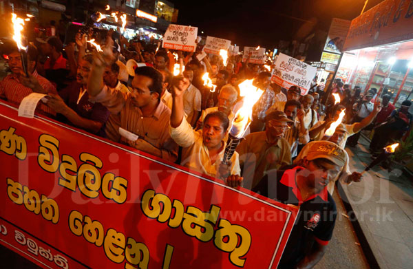 JVP against electricity tariff hike