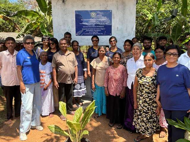 INNER WHEEL: BRINGING WATER, HOPE, AND LIFELINES TO THE NORTH CENTRAL PROVINCE