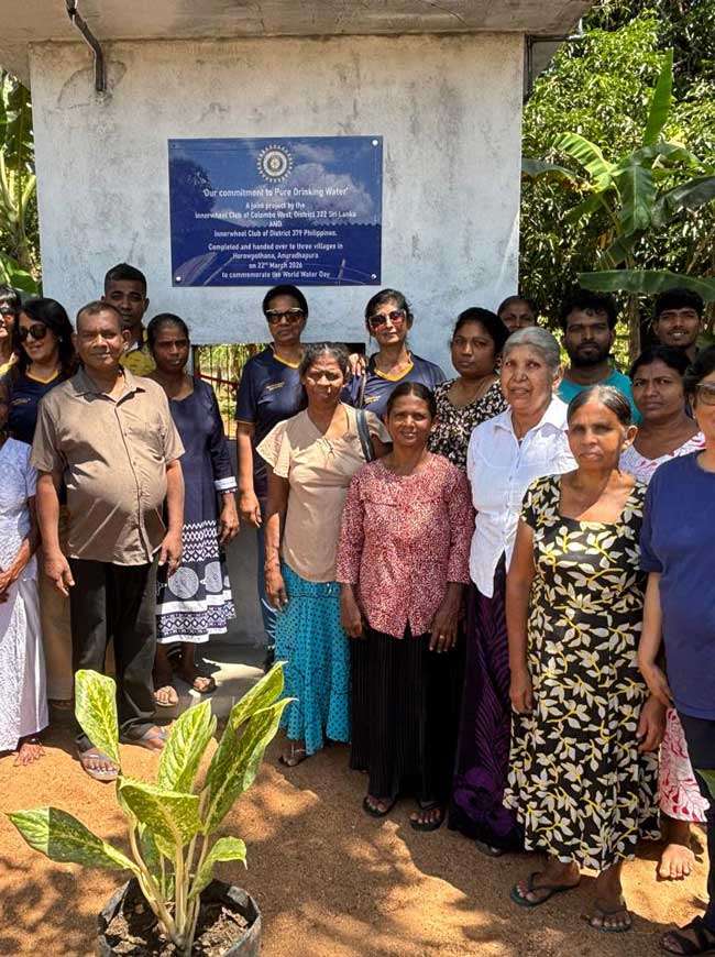 INNER WHEEL: BRINGING WATER, HOPE, AND LIFELINES TO THE NORTH CENTRAL PROVINCE