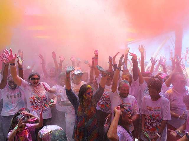 Joy in Every Hue: Holi by the Beach at Mount Lavinia Hotel