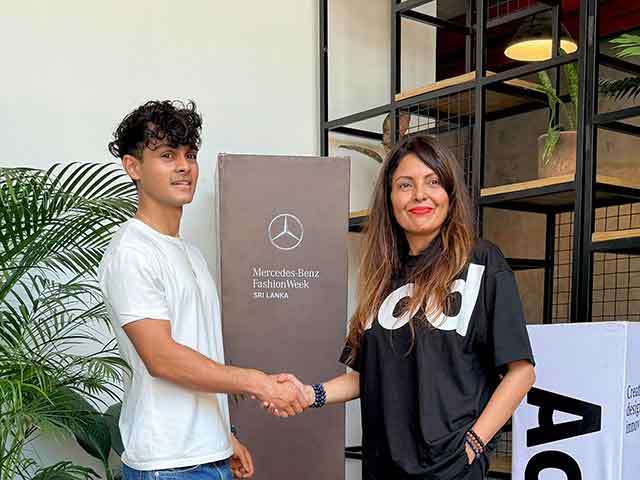 COLOMBO’S NEWEST ‘IT’ BOY IS BRINGING LIGHTNING TO FASHION WEEK.
