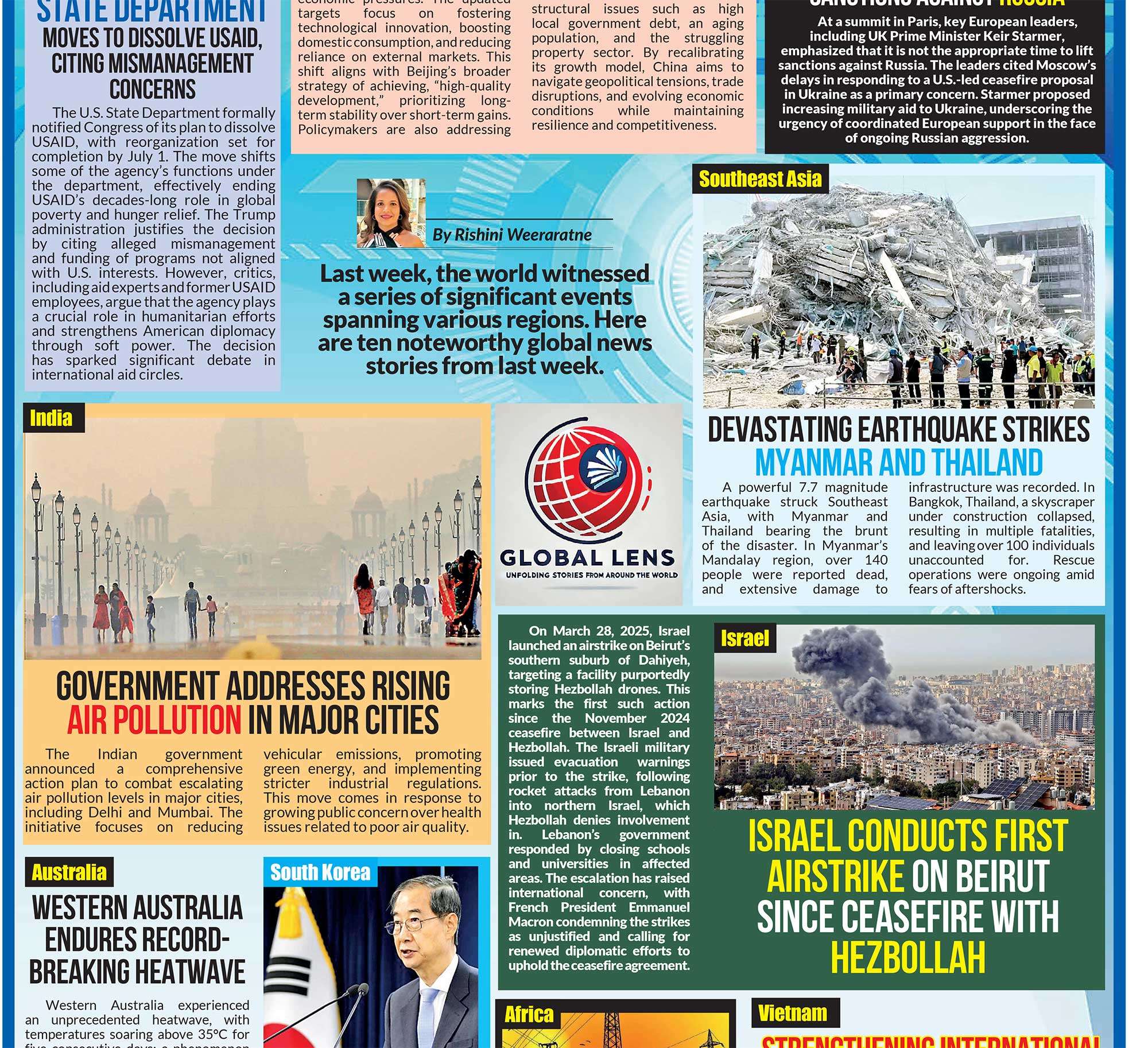 Last week, the world witnessed a series of significant events spanning various regions. Here are ten noteworthy global news stories from last week.