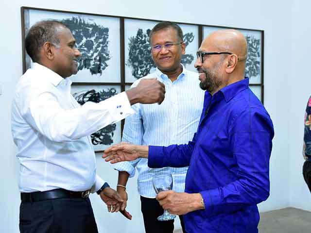 Opening Preview of Jagath Weerasinghe’s Latest Solo Exhibition
