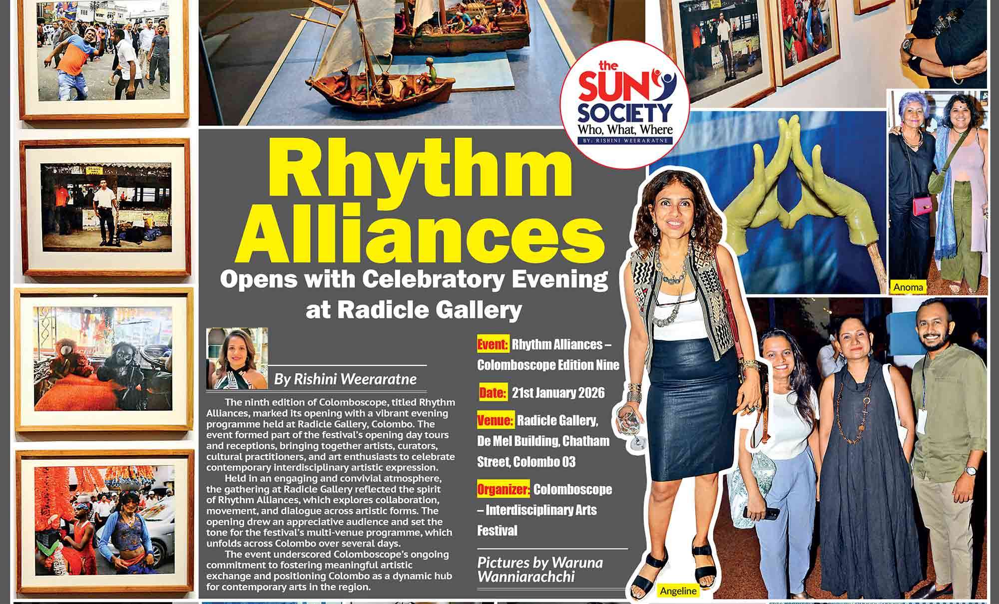Rhythm Alliances Opens with Celebratory Evening at Radicle Gallery