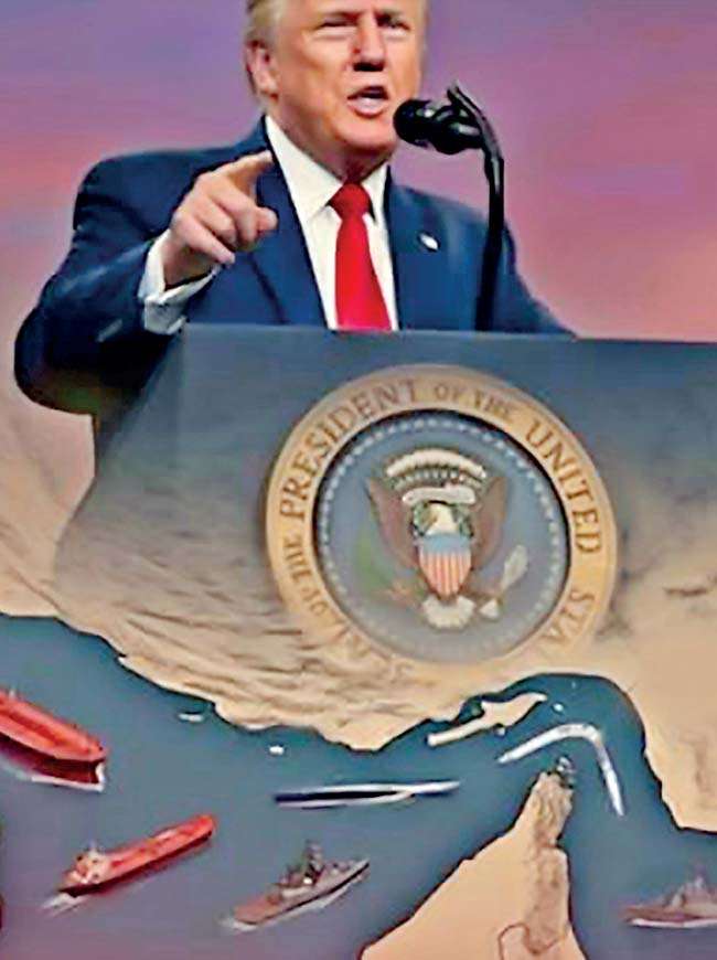 President Donald Trump Issues Explicit Threat to Strike Iran Infrastructure as Strait of Hormuz Crisis Escalates.