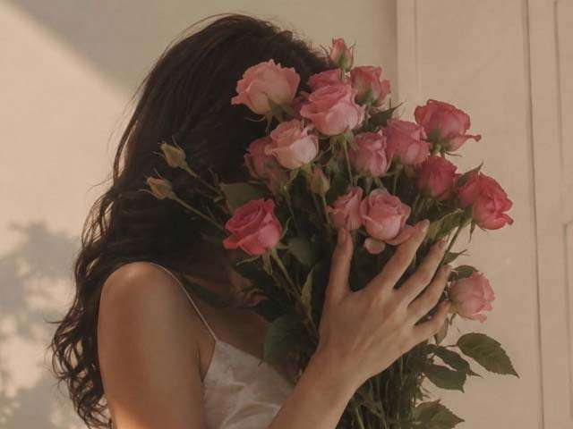 The Love Girls Have for Flowers